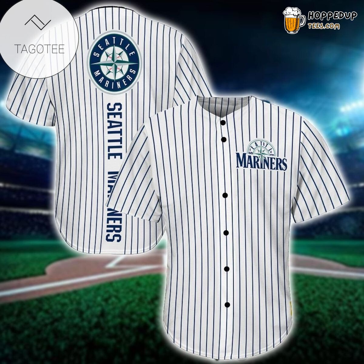 MLB Seattle Mariners Mickey Baseball Jersey Unisex Shirt