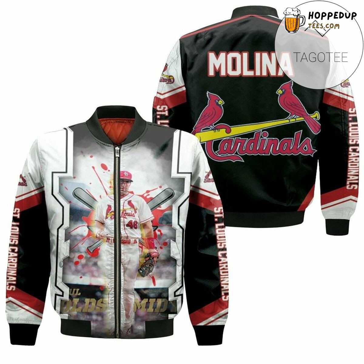 MLB St. Louis Cardinals Albert Pujols 5 Bomber Jacket