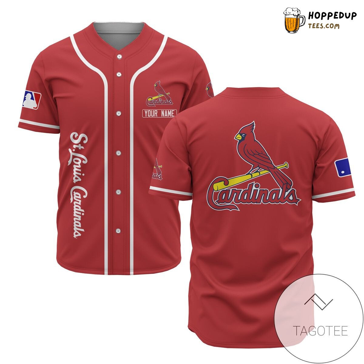 MLB St. Louis Cardinals Custom Name Baseball Jersey Unisex Shirt