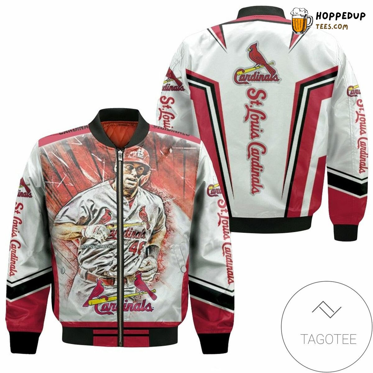 MLB St. Louis Cardinals Paul Goldshmidt 46 Bomber Jacket