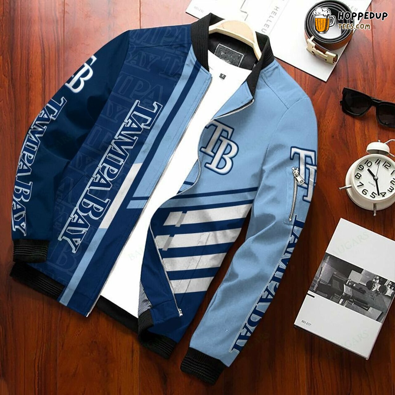 MLB Tampa Bay Rays Official Team Bomber Jacket Classic Design