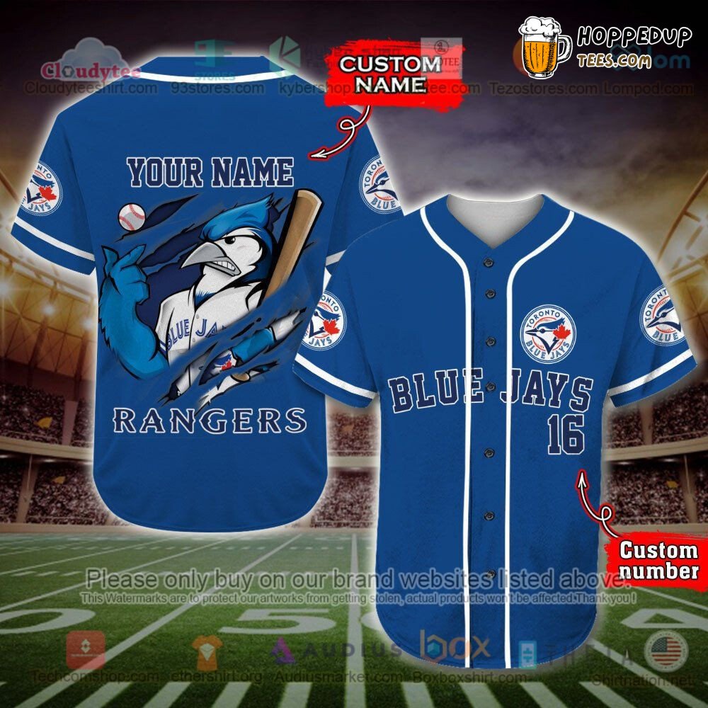 MLB Toronto Blue Jays Custom Baseball Jersey Name Number Unisex Style