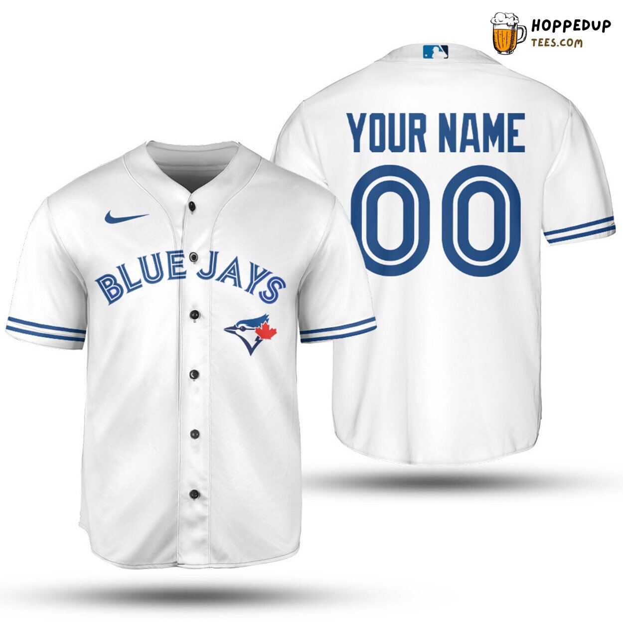 MLB Toronto Blue Jays Custom Name Number Home Jersey Baseball Jersey Unisex Shirt