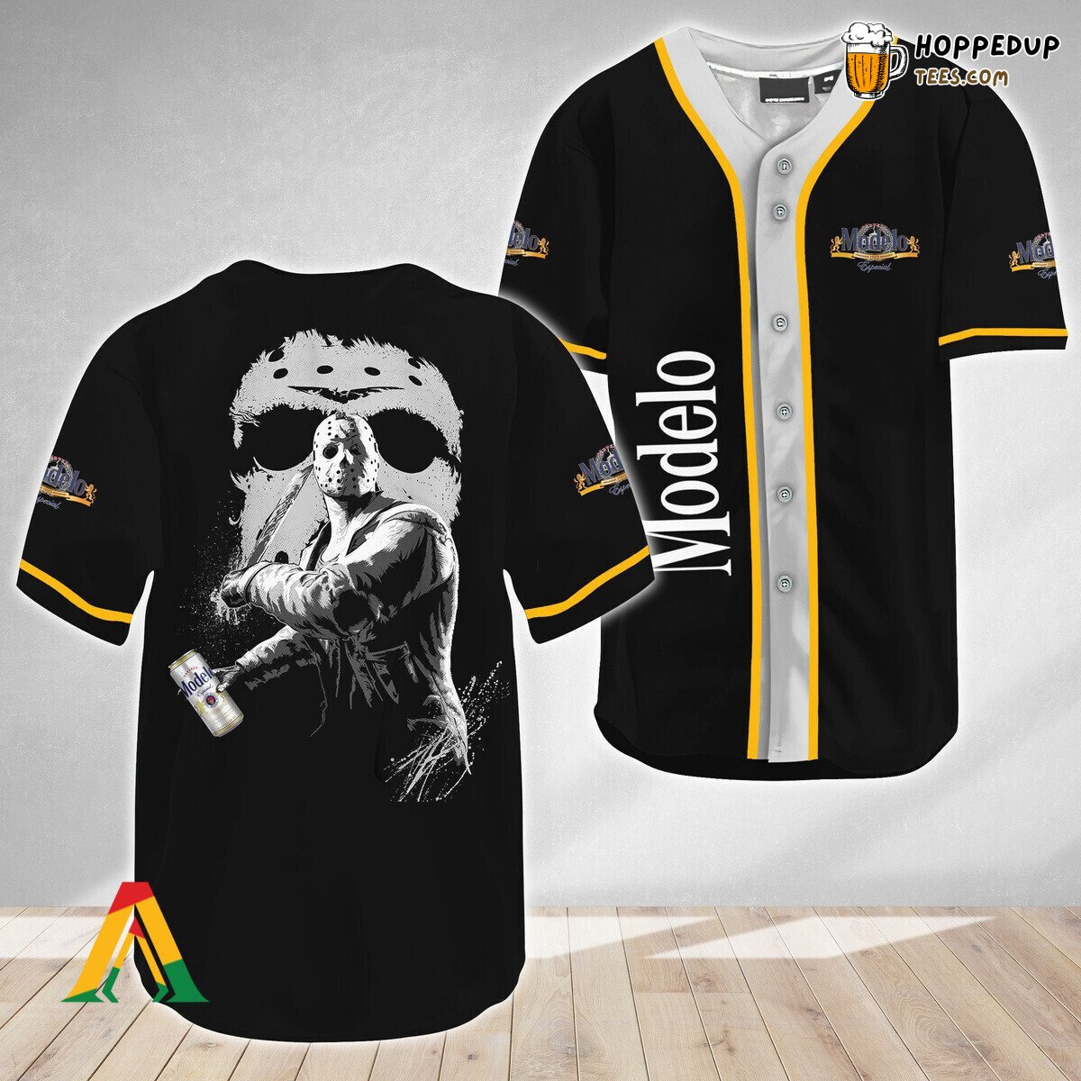 Modelo Beer Jason Voorhees Friday The 13th Unique Baseball Jersey Look