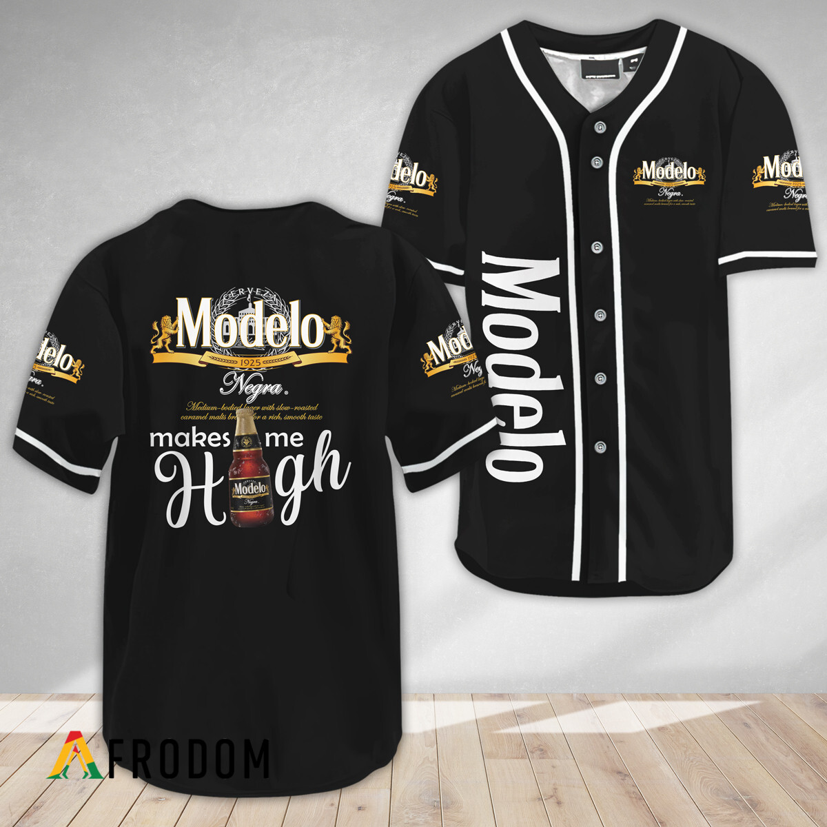 Modelo Beer Make Me High Baseball Jersey HU