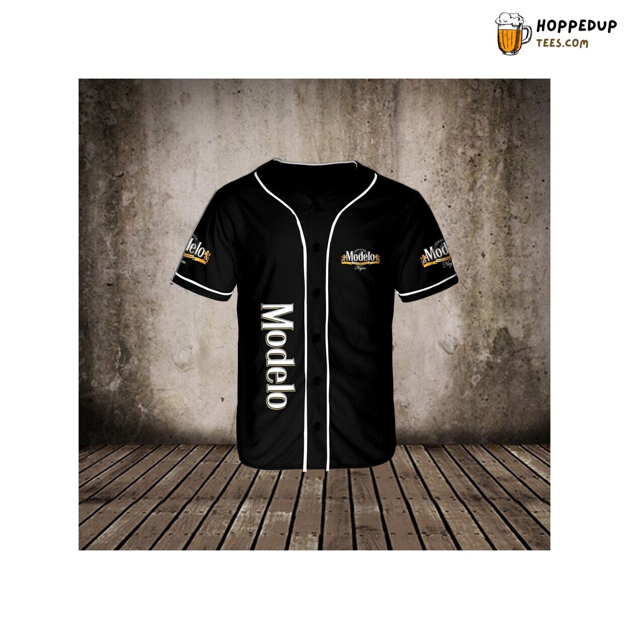 Modelo Cerveza 3D Baseball Jersey Beverage Enthusiasts Shirt