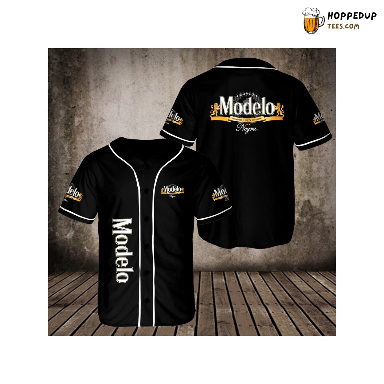 Modelo Cerveza 3D Baseball Jersey Beverage Enthusiasts Shirt
