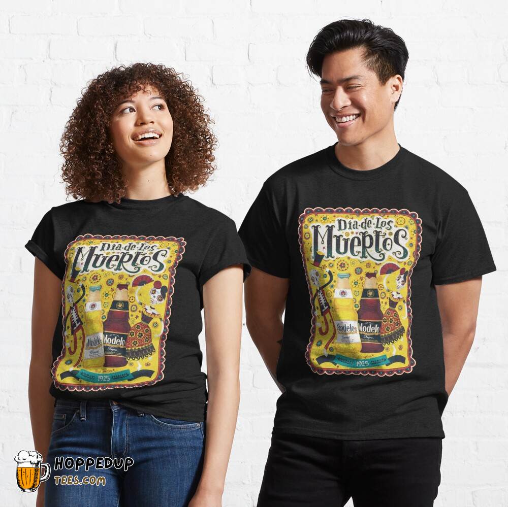 Modelo Dia de Los Muertos Artwork Classic T-Shirt HU