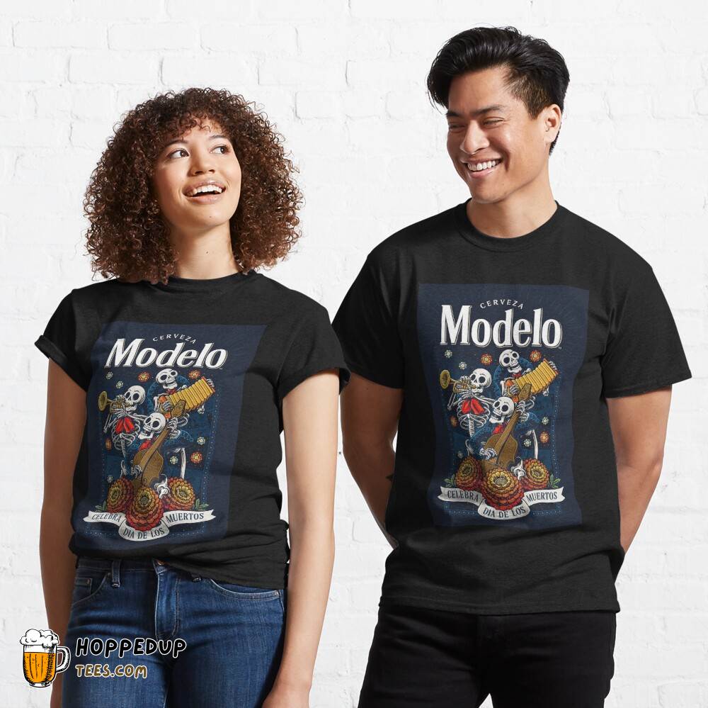 Modelo Dia de Los Muertos Illustration Classic T-Shirt HU