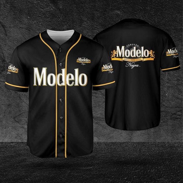 Modelo Negra Beer Baseball Jersey Holiday Gift for Beer Lovers HU