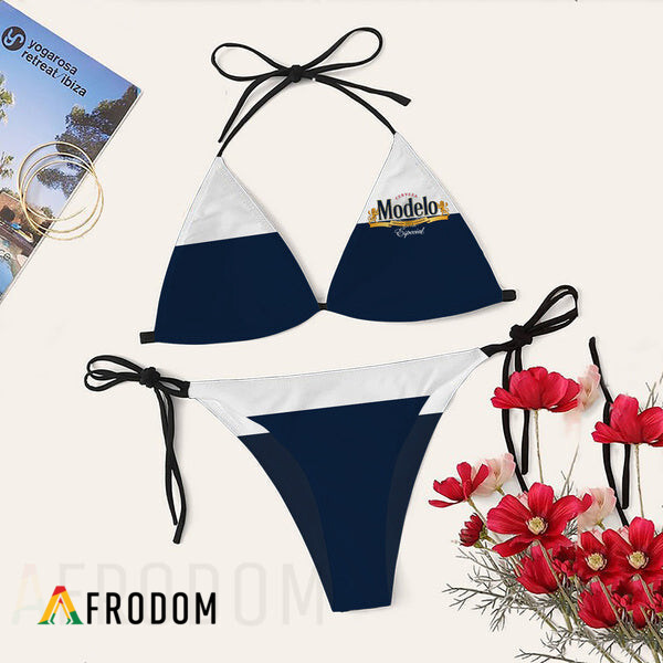 Modelo Triangle Bikini Set Swimsuit HU