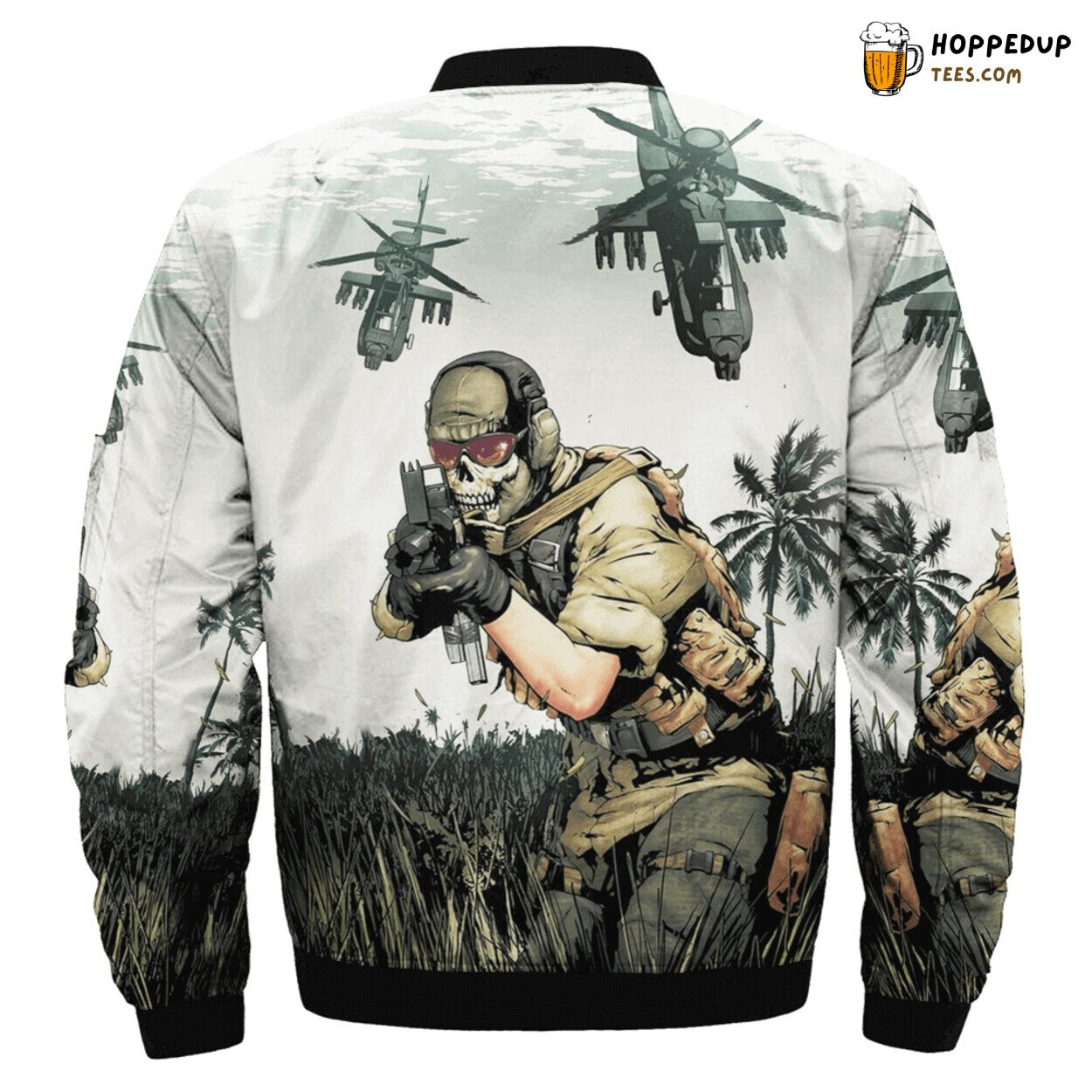 Modern Warfare Overprint Celebrating Tactical Valor Bomber Jacket
