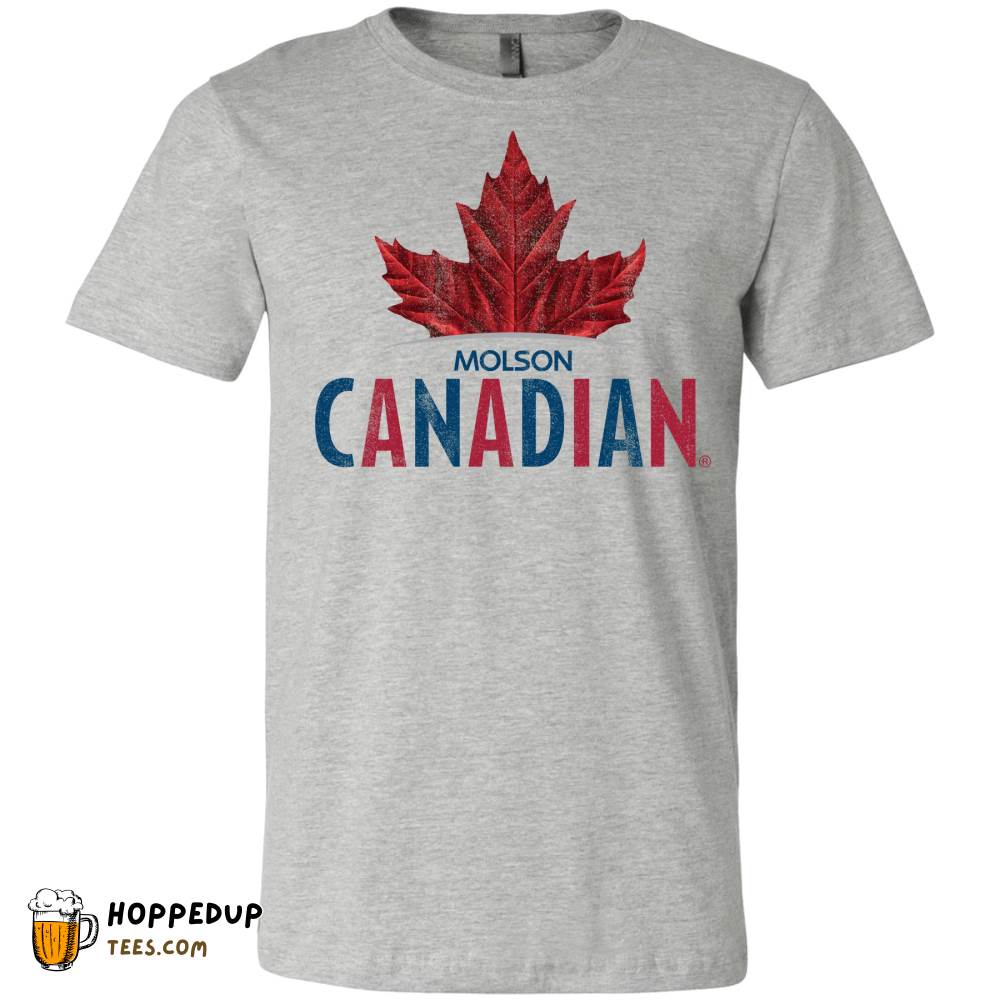Molson Canadian Beer Athletic Heather Tee HU