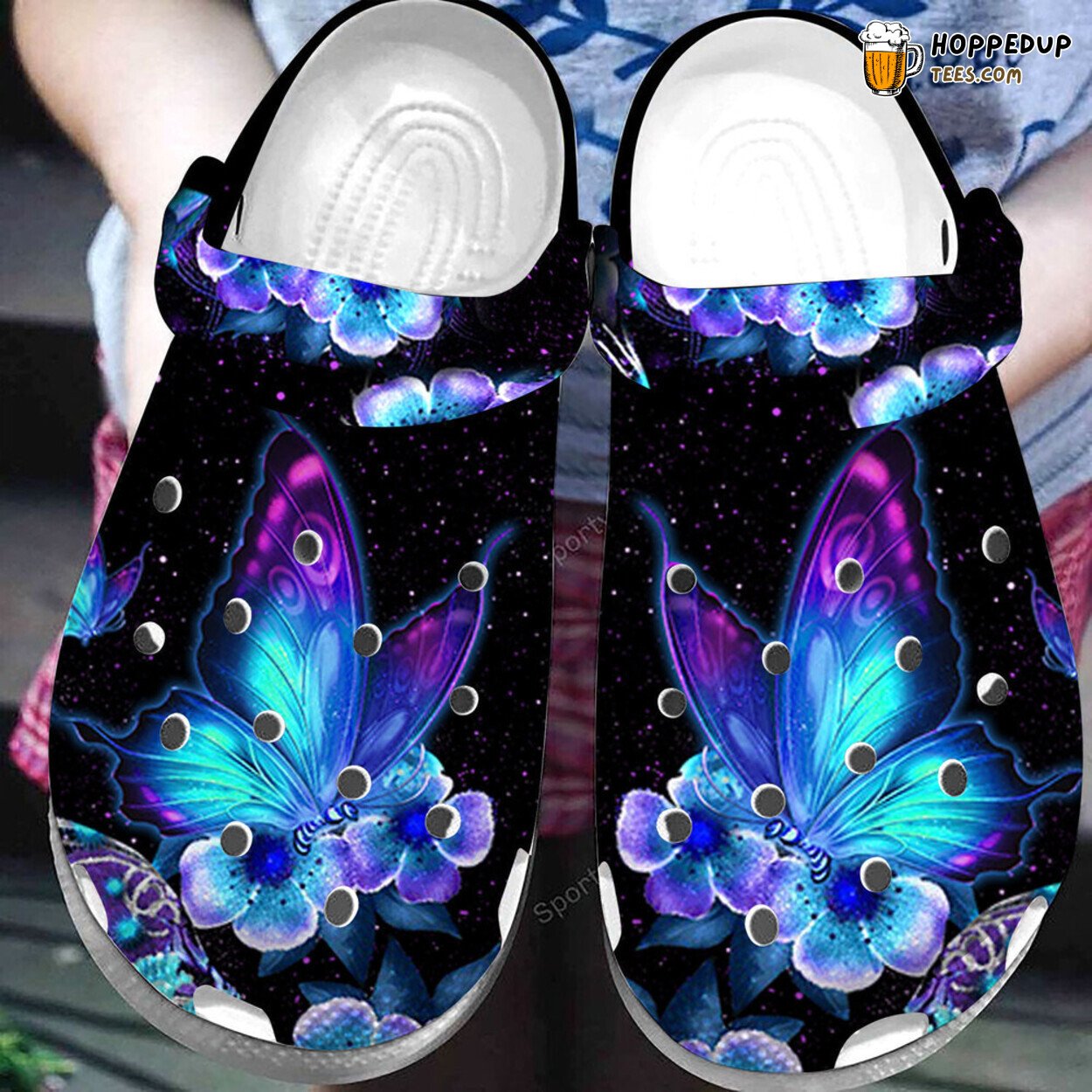 Mom Beautiful Butterfly Themed Comfortable Unique Clogs Shoes Gift