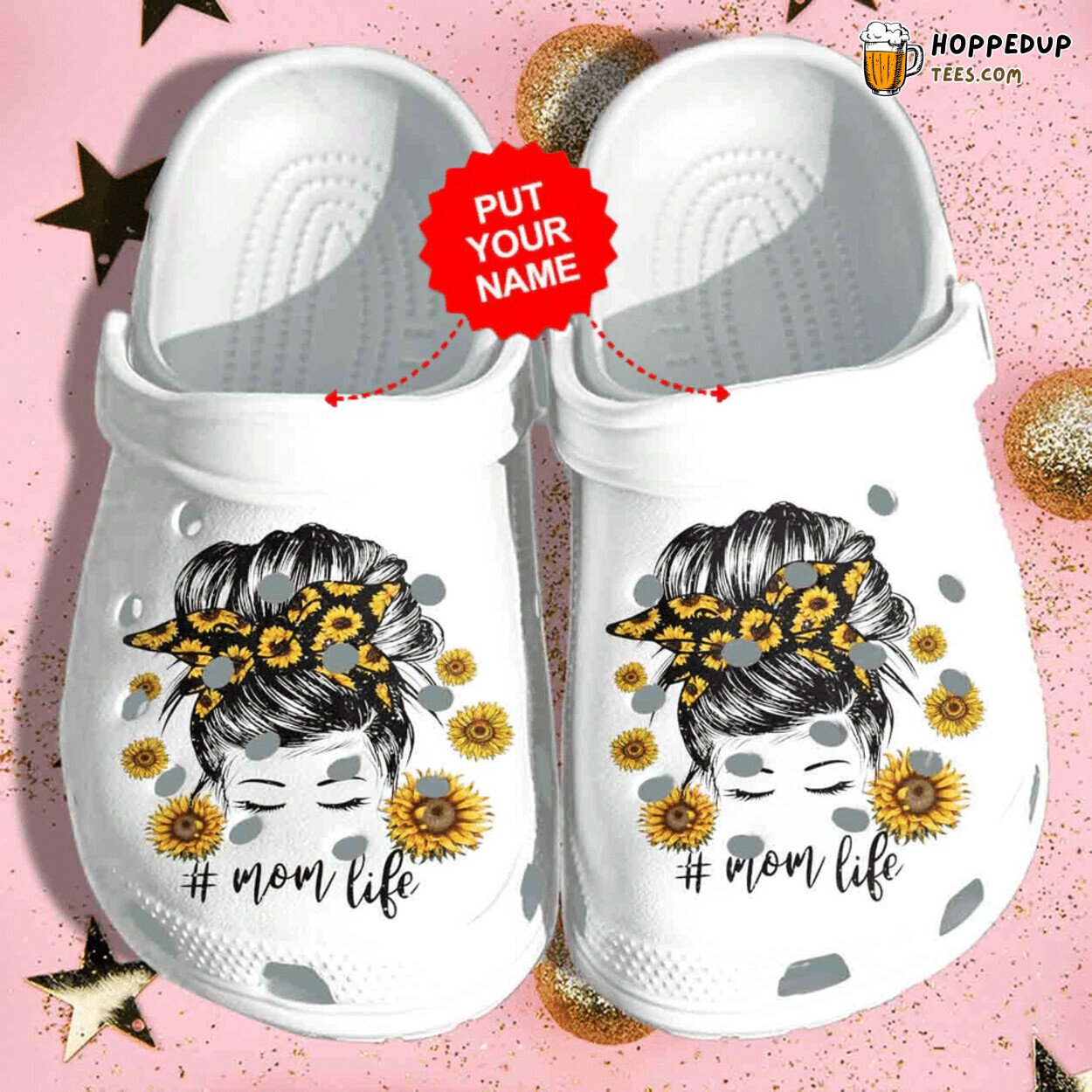 Mom Beautiful Sunflower Comfortable Mens Womens Unique Clog Shoes