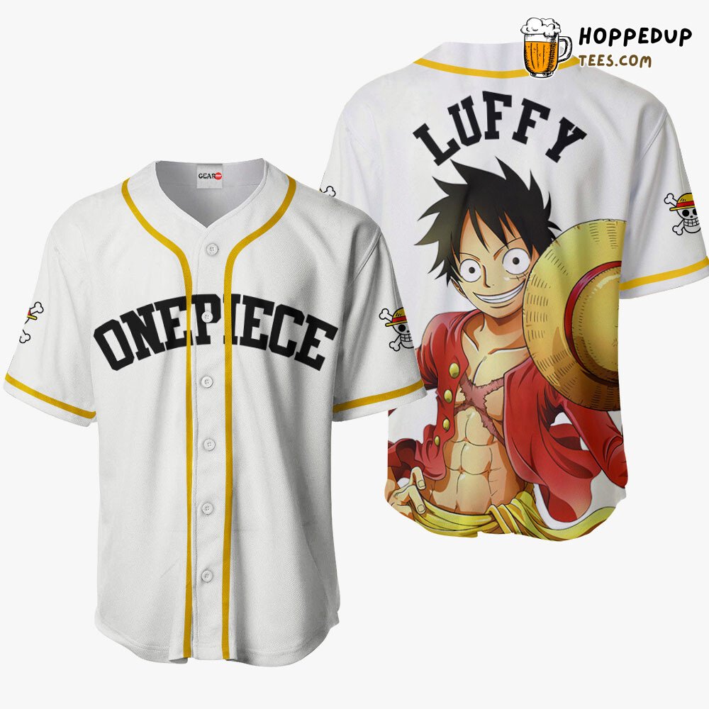 Monkey D Luffy Distinctive Unique Baseball Jersey Collection Design Edition Style Monkey D Luffy Distinctive Unique Baseball Jersey Collection Design Edition Style