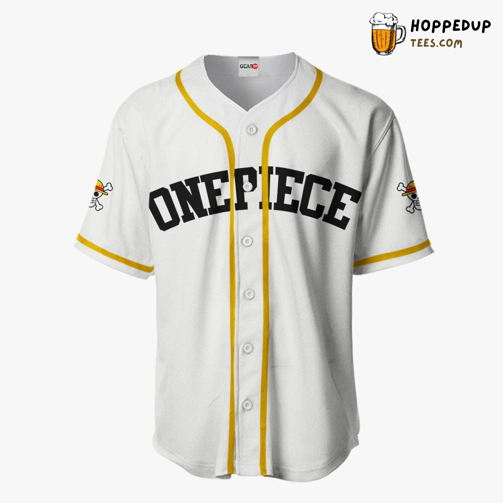 Monkey D Luffy Distinctive Unique Baseball Jersey Collection Design Edition Style