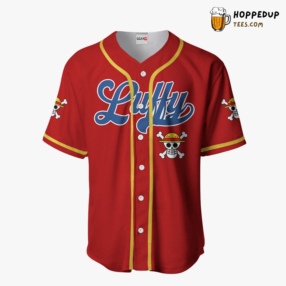 Monkey D. Luffy Emblem Unique Baseball Jersey Collection Distinctive Style