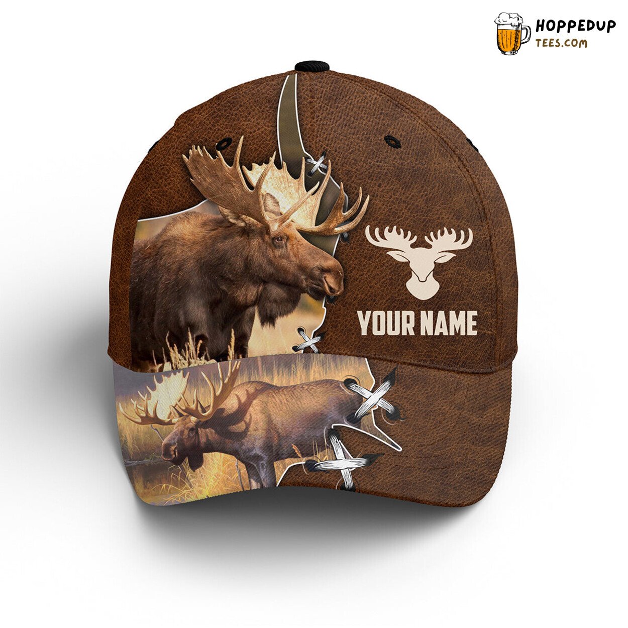 Moose Hunting Camouflage Personalized 3D Print Classic Elegance Baseball Cap