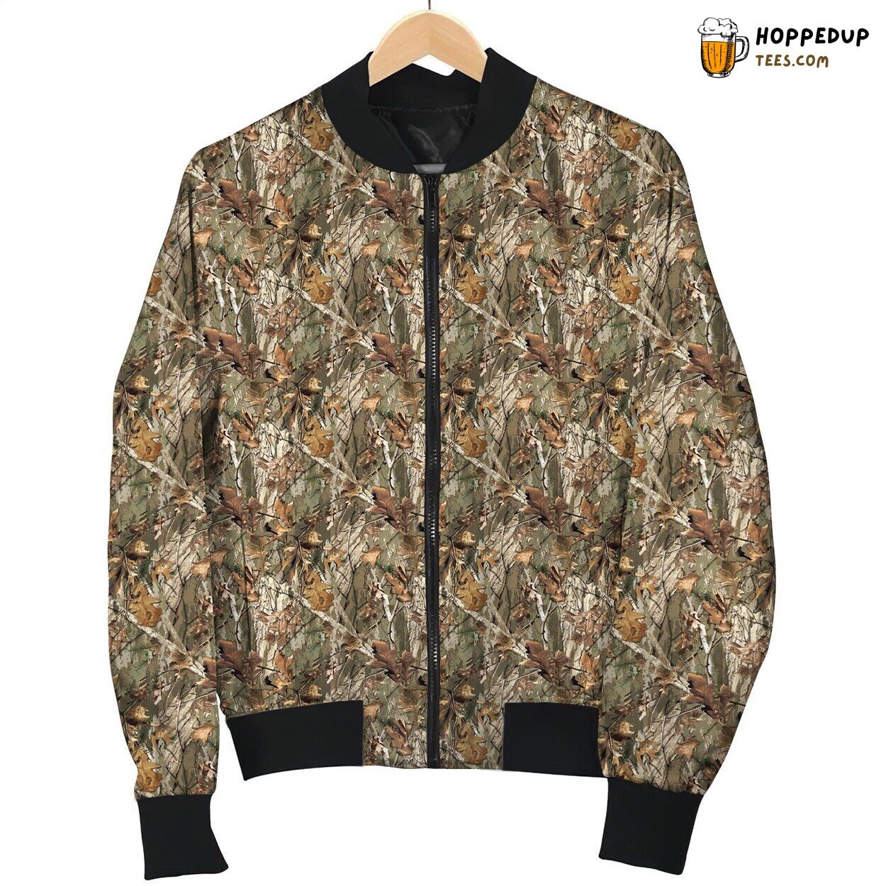 Mossy Oak Camo Hunting Bomber Jacket