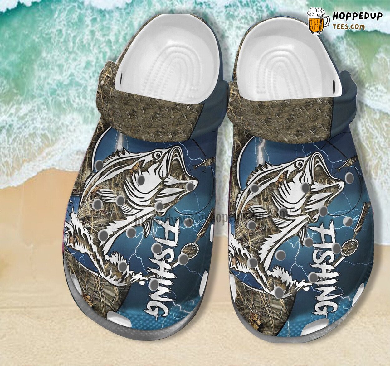 Mother’s Day 2022 Fishing USA Flag Themed Comfortable Croc Clogs