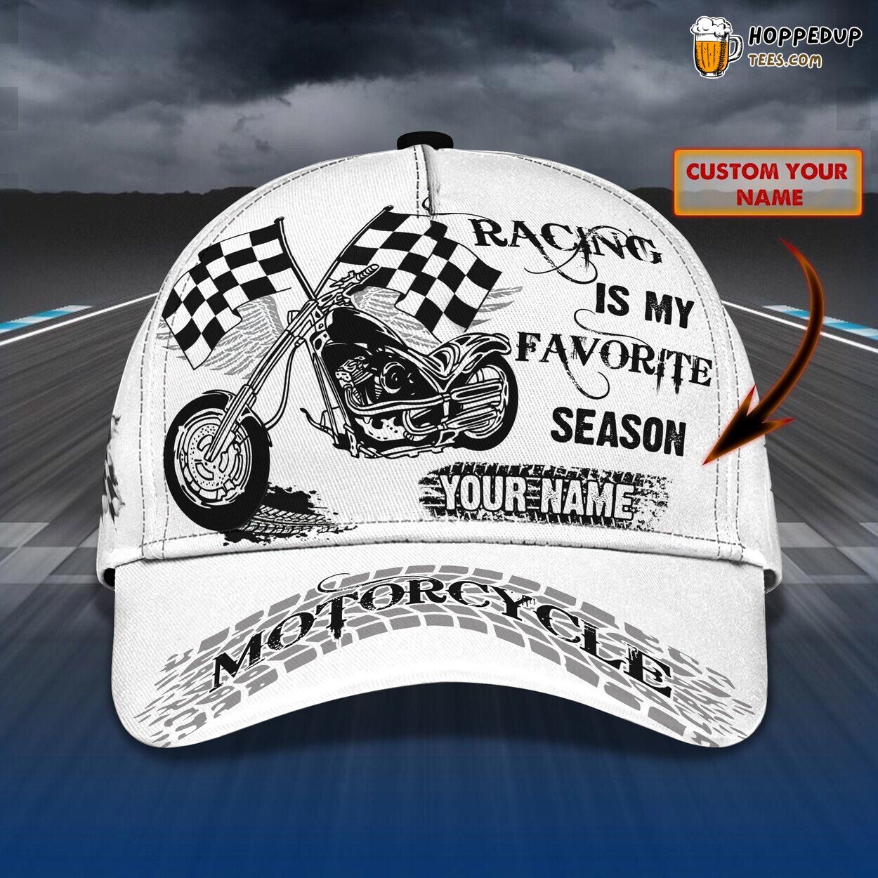 Motorcycle Racing 3D Baseball Cap Men Women Design Hat