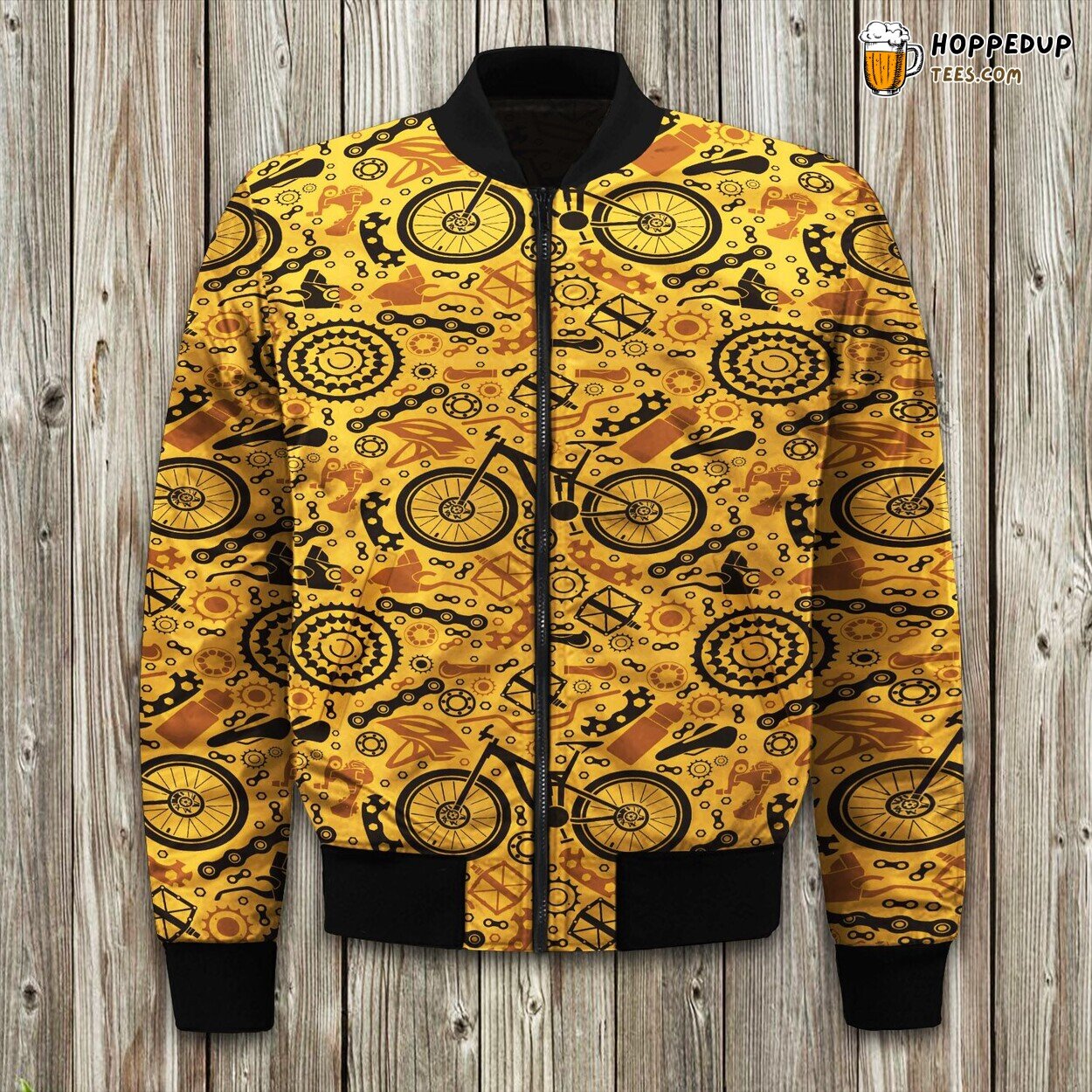 Mountain Biking Adventure Winter Bomber Jacket Elite Design Touch