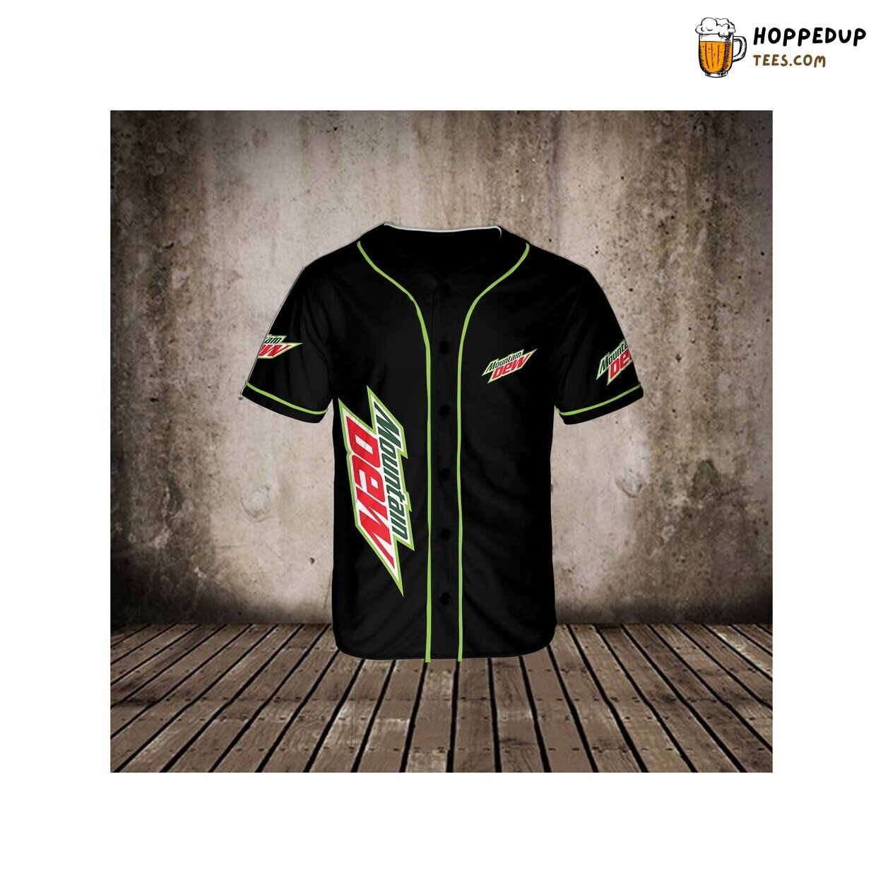 Mountain Dew Baseball Jersey Shirt Beer Lovers Vodka 3D Unisex Gift Family