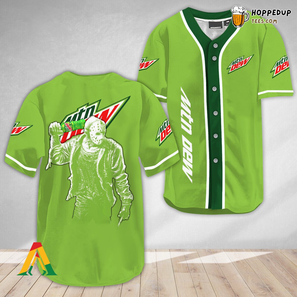 Mountain Dew Jason Voorhees Horror Unique Distinct Baseball Jersey Wear