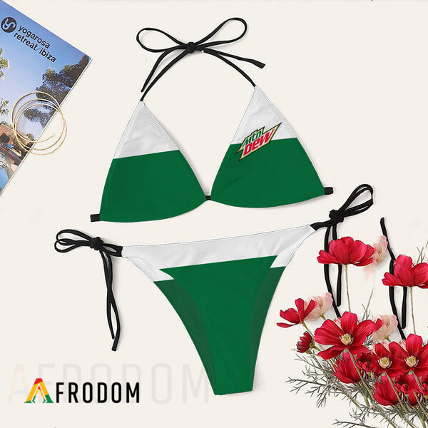 Mountain Dew Triangle Bikini Set Swimsuit HU