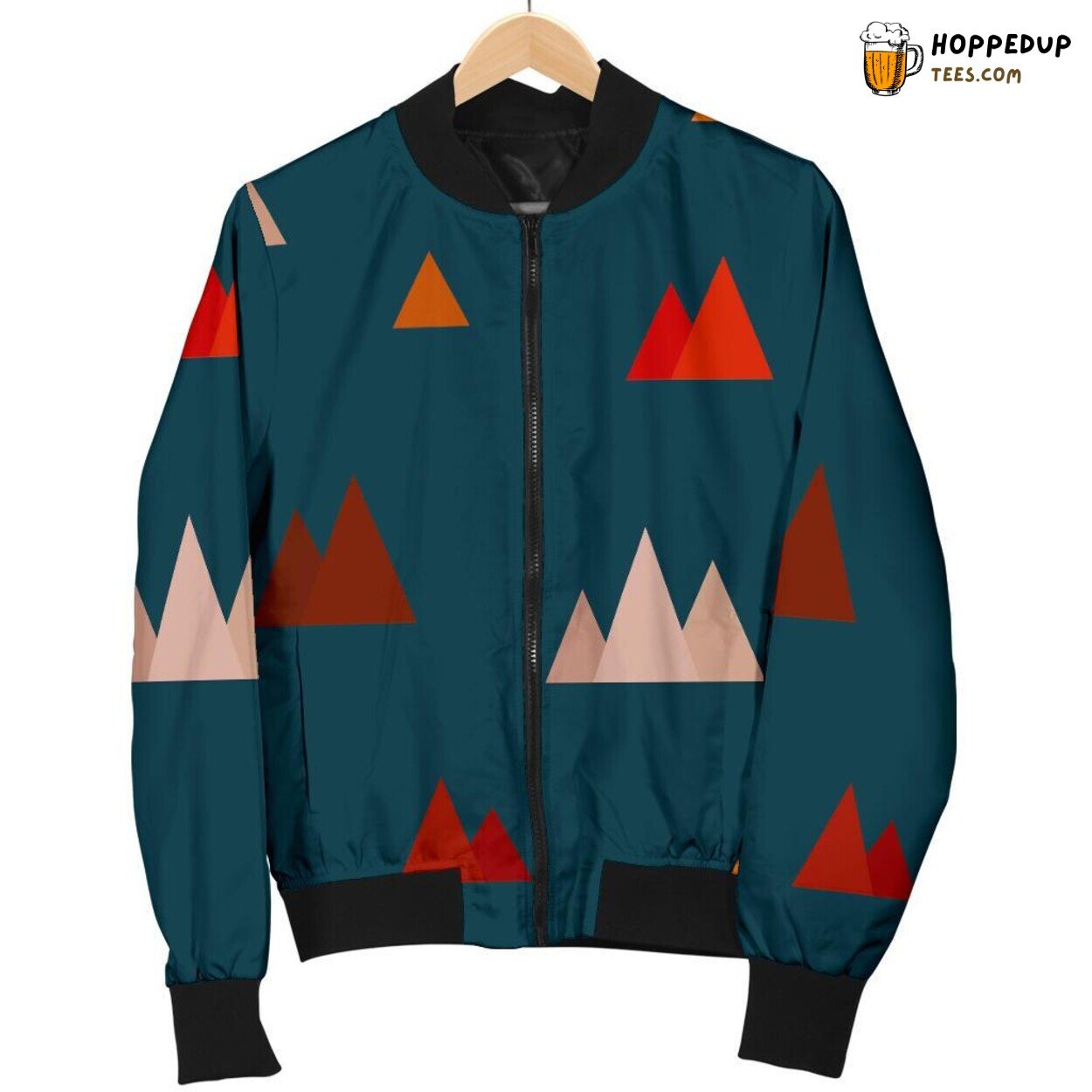 Mountain Essence Captured Men’s Bomber Jacket Unique Pattern Design Display Mountain Essence Captured Men’s Bomber Jacket Unique Pattern Design Display