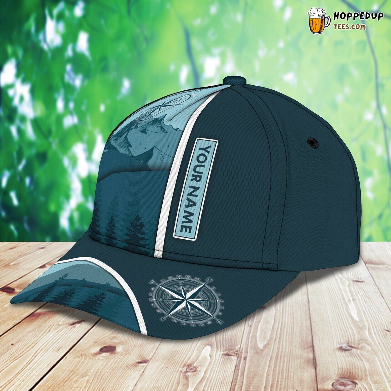 Mountain Exploration 3D Classic Cap Personalized Unique Name Design