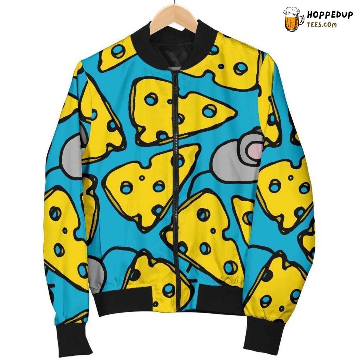 Mouse Among Cheese Men’s Bomber Jacket Unique Pattern Design Essence Art Mouse Among Cheese Men’s Bomber Jacket Unique Pattern Design Essence Art