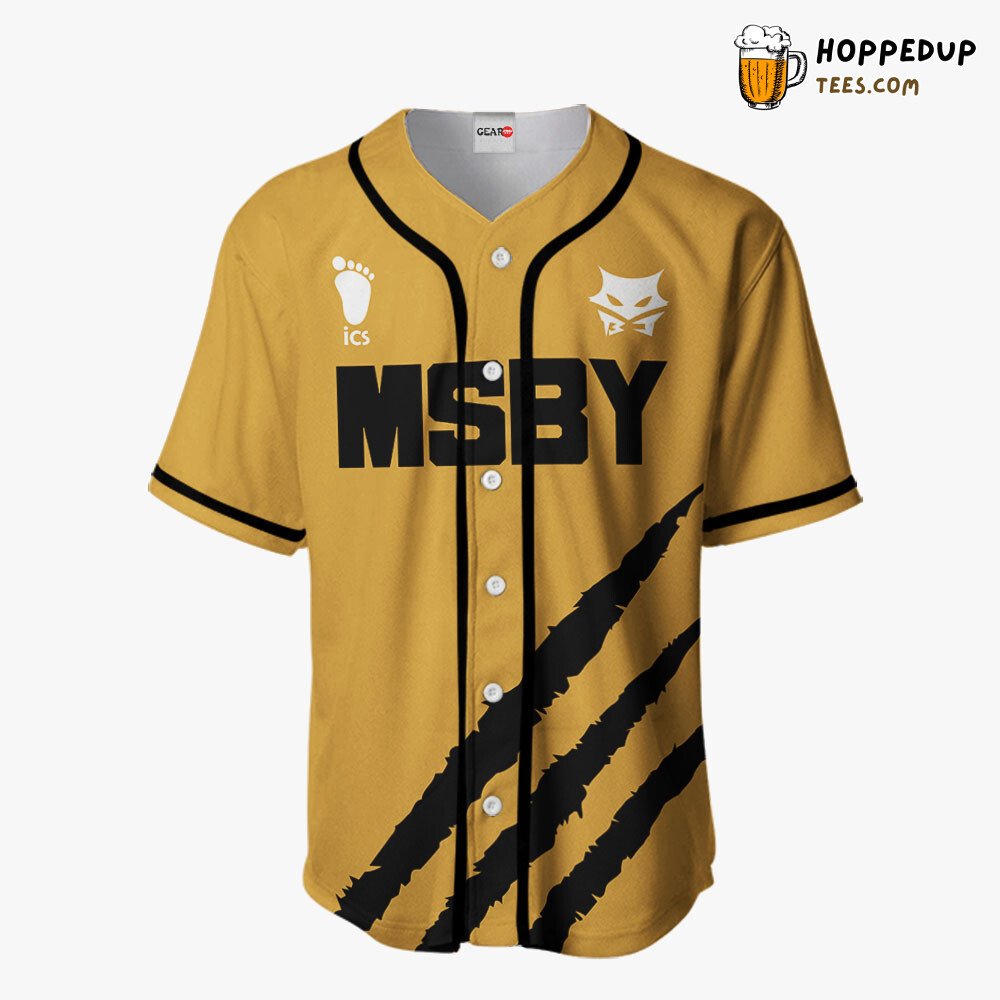 MSBY Unique Distinctive Design Baseball Jersey Costume Collection Style