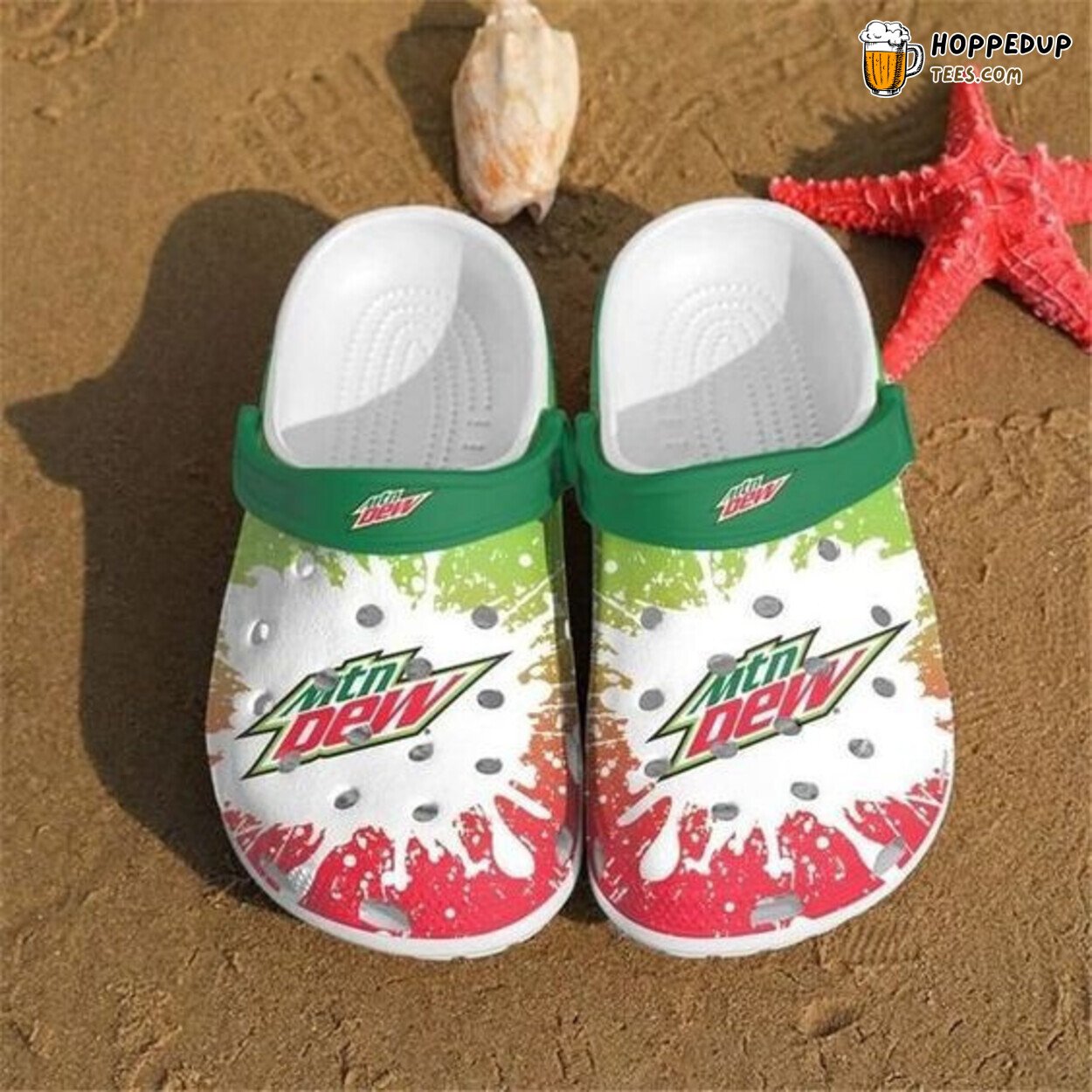 Mtn Dew Drink Power Inspired Gift Comfortable Rubber Clog Shoes