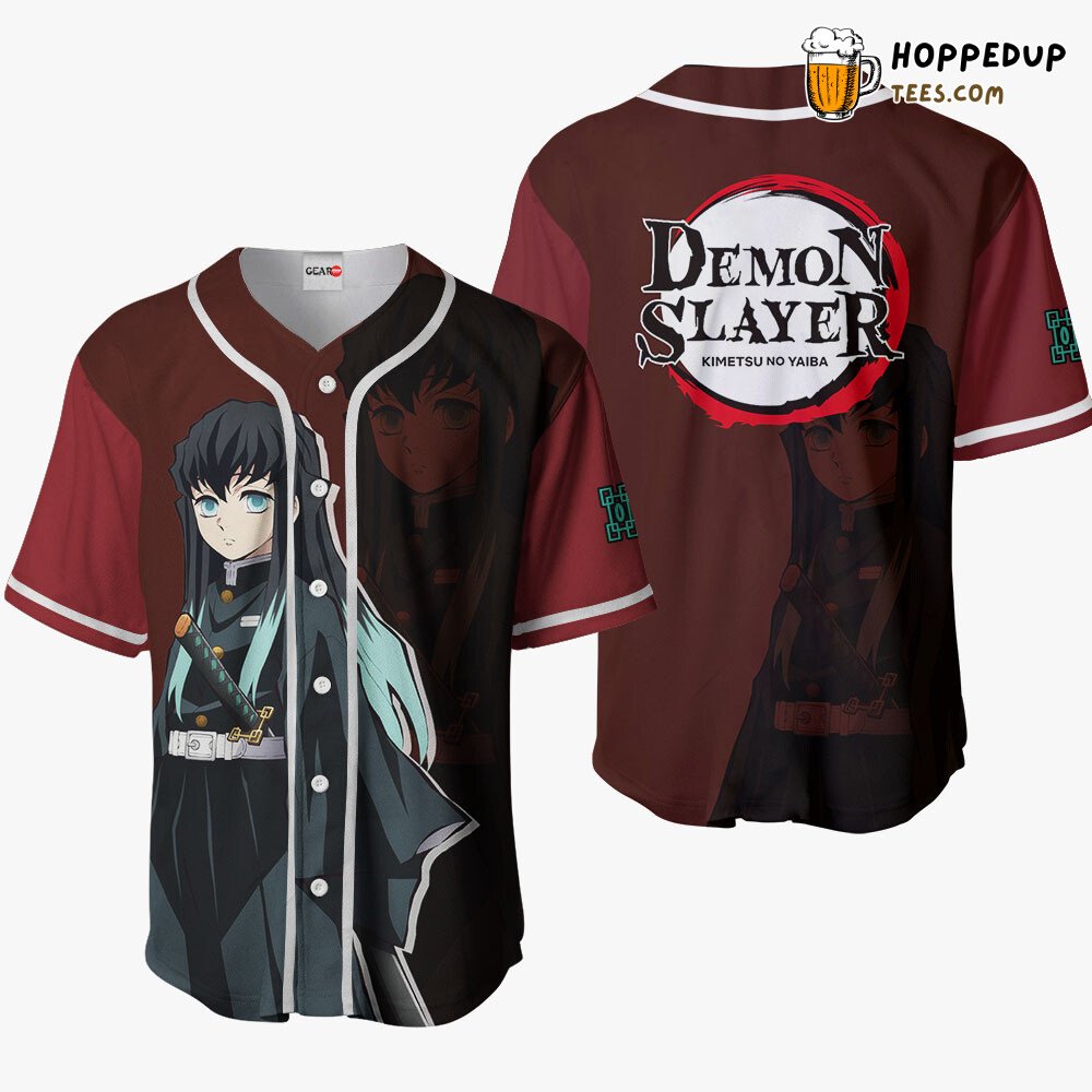 Muichiro Tokito Unique Anime Baseball Jersey Distinctive Design Collection Muichiro Tokito Unique Anime Baseball Jersey Distinctive Design Collection