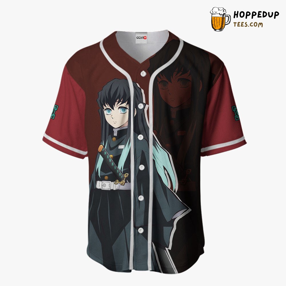 Muichiro Tokito Unique Anime Baseball Jersey Distinctive Design Collection
