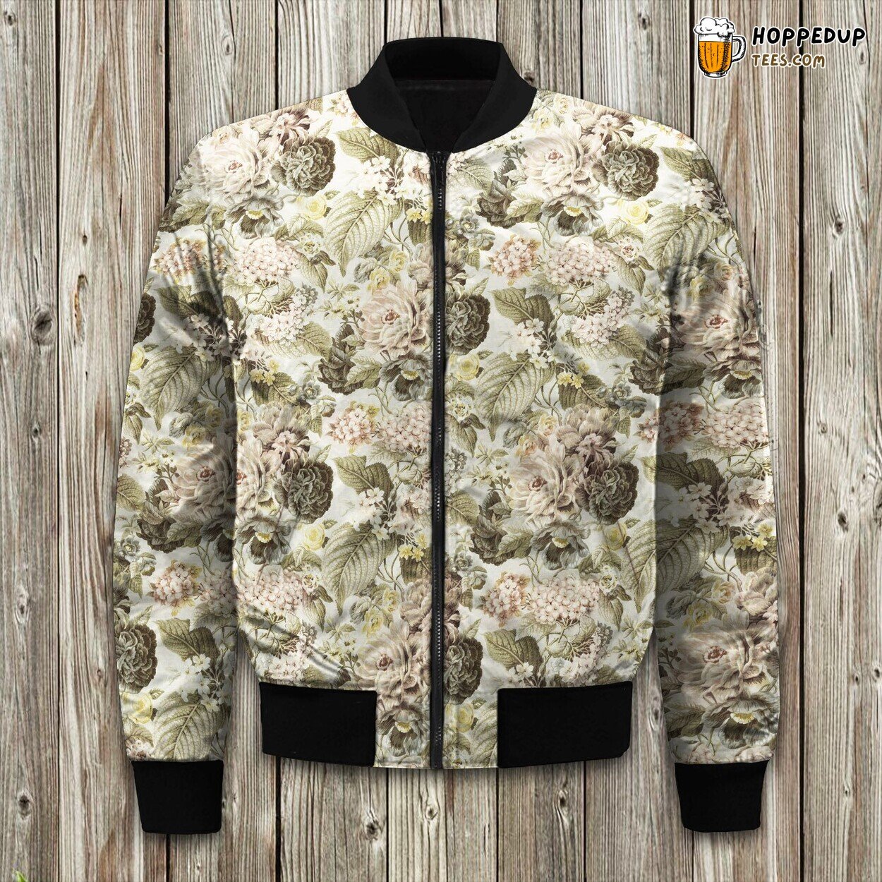 Multicolor Floral Garden Glory Bomber Jacket