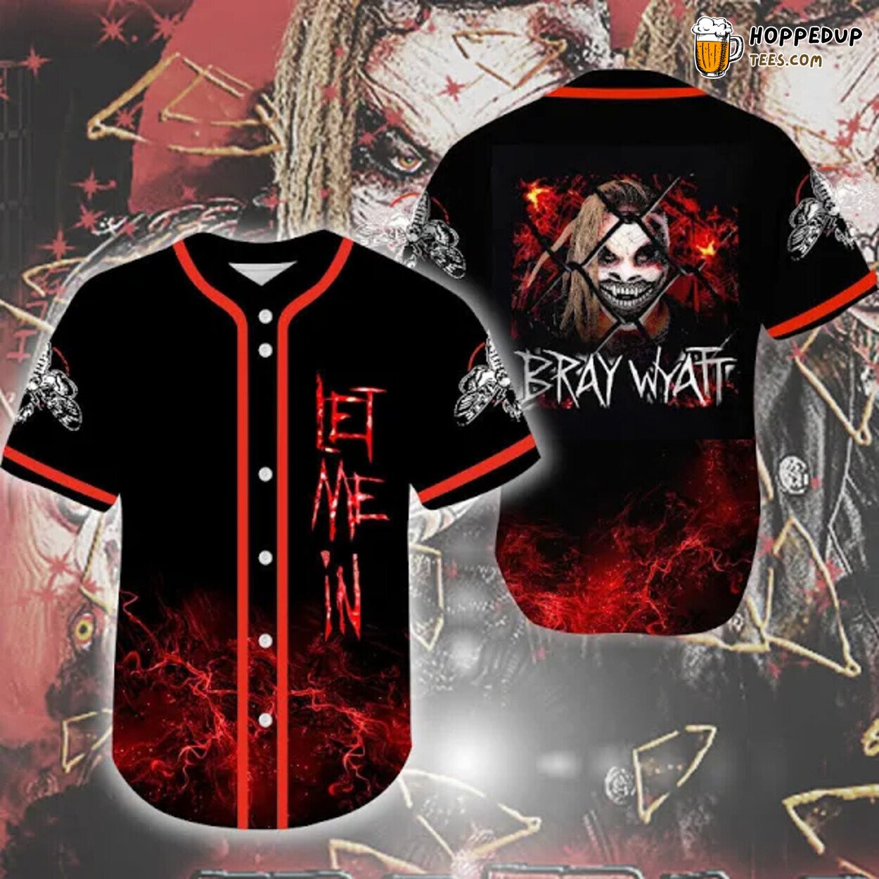 Munniwali Bray Wyatt Tribute Baseball Jersey Unique Fiend Design Edition