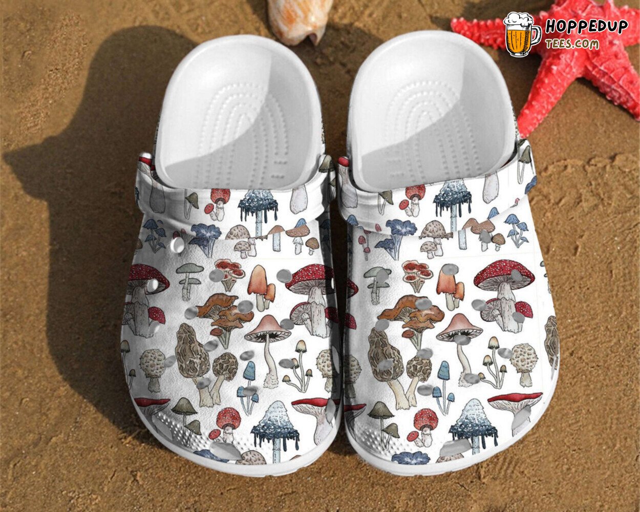 Mushroom Pattern Shoe Charms Her Birthday Gifts Rubber Clog Shoes Comfy