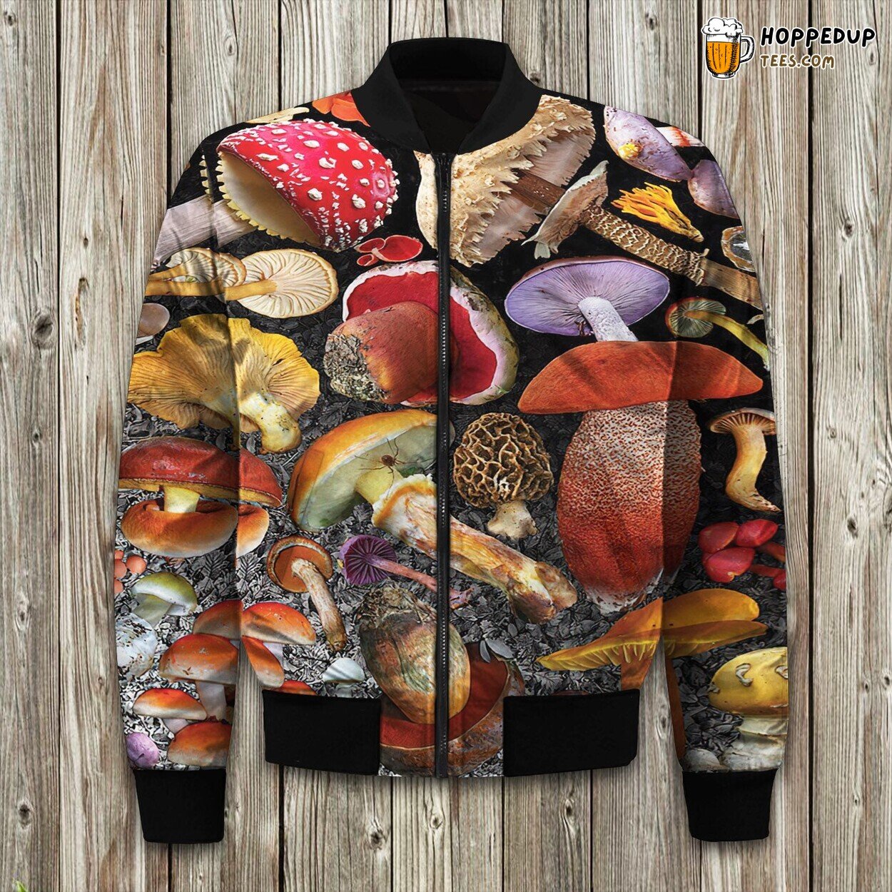 Mushroom Vintage Awesome Bomber Jacket