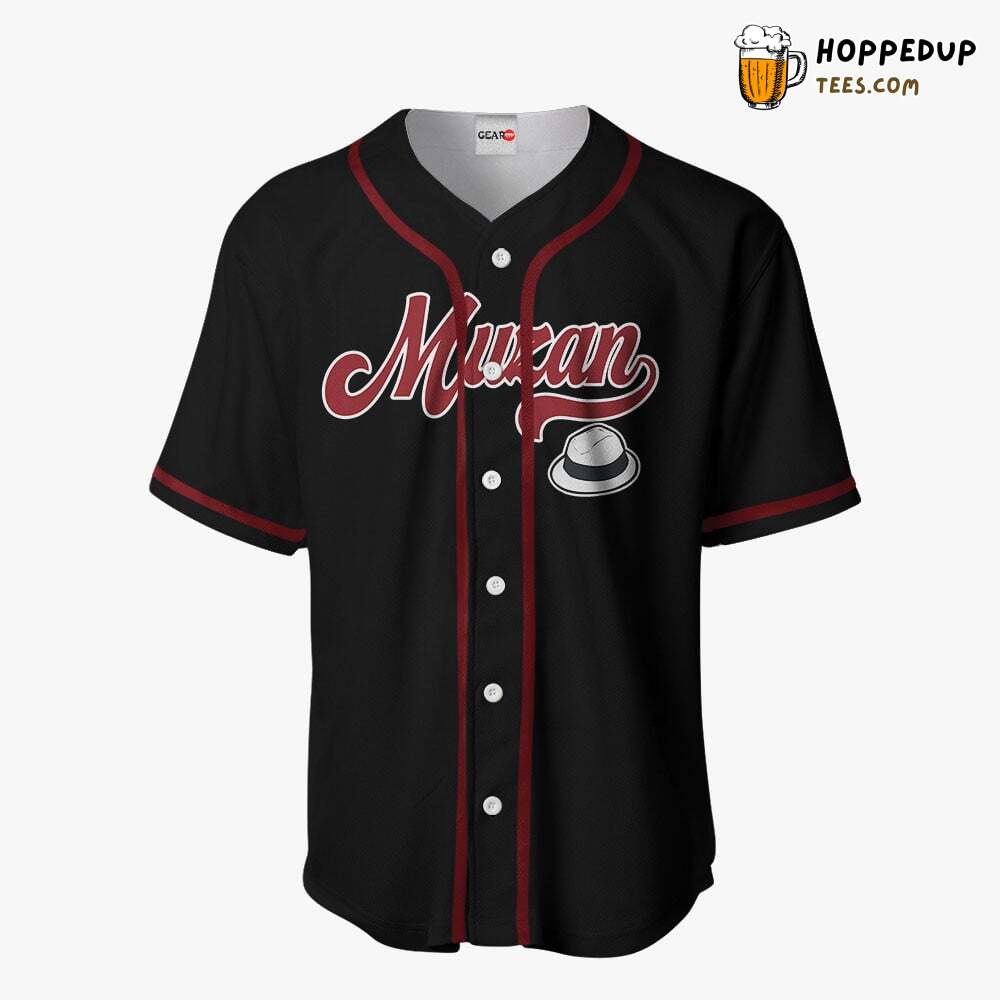 Muzan Exclusive Anime Baseball Jersey Shirt Distinctive Unique Design