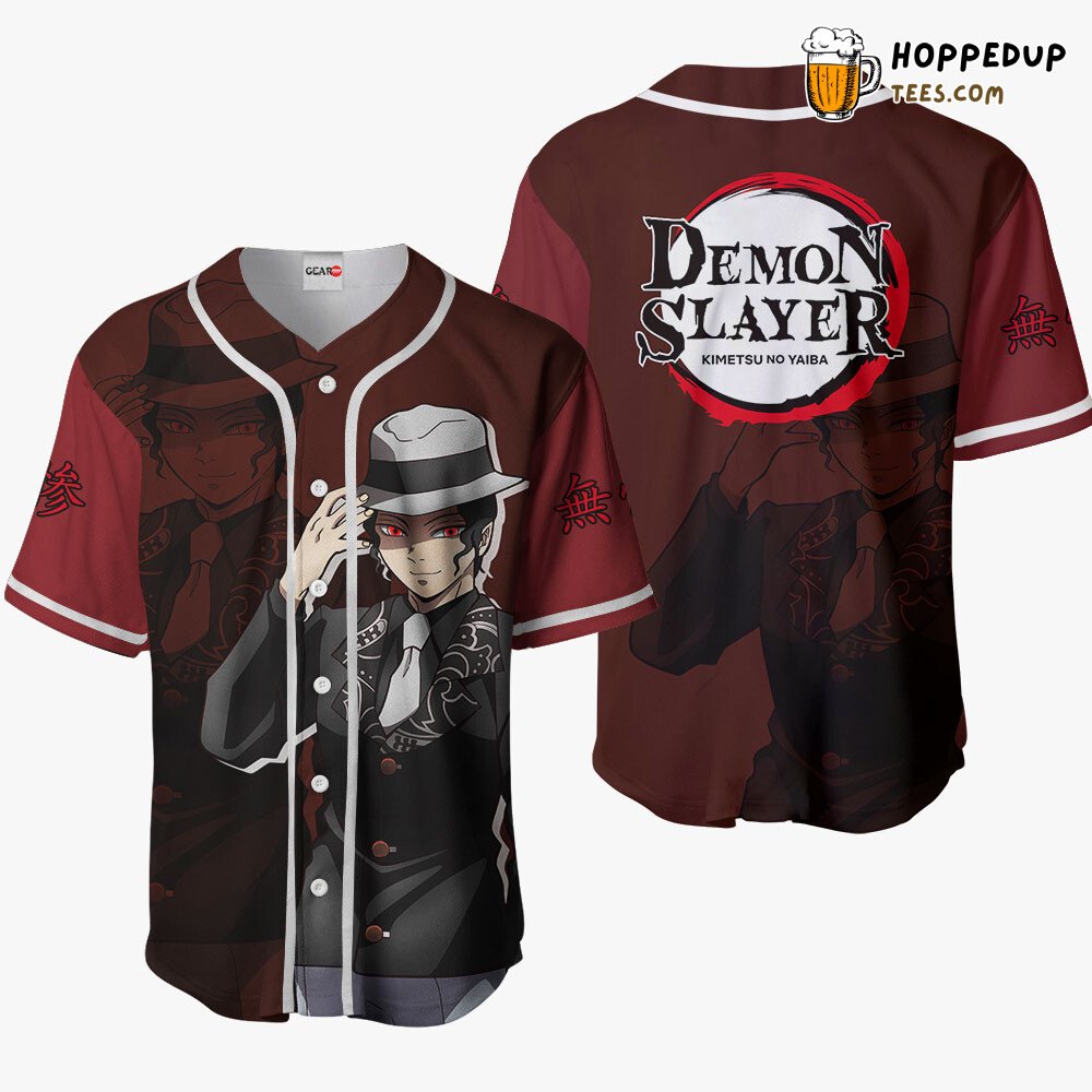 Muzan Kibutsuji Unique Anime Baseball Jersey Distinctive Design Collection Muzan Kibutsuji Unique Anime Baseball Jersey Distinctive Design Collection