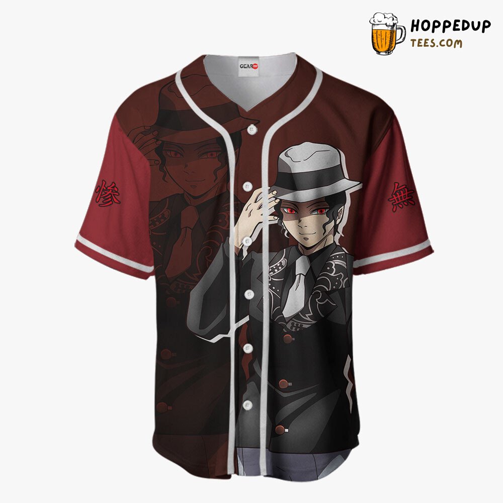 Muzan Kibutsuji Unique Anime Baseball Jersey Distinctive Design Collection