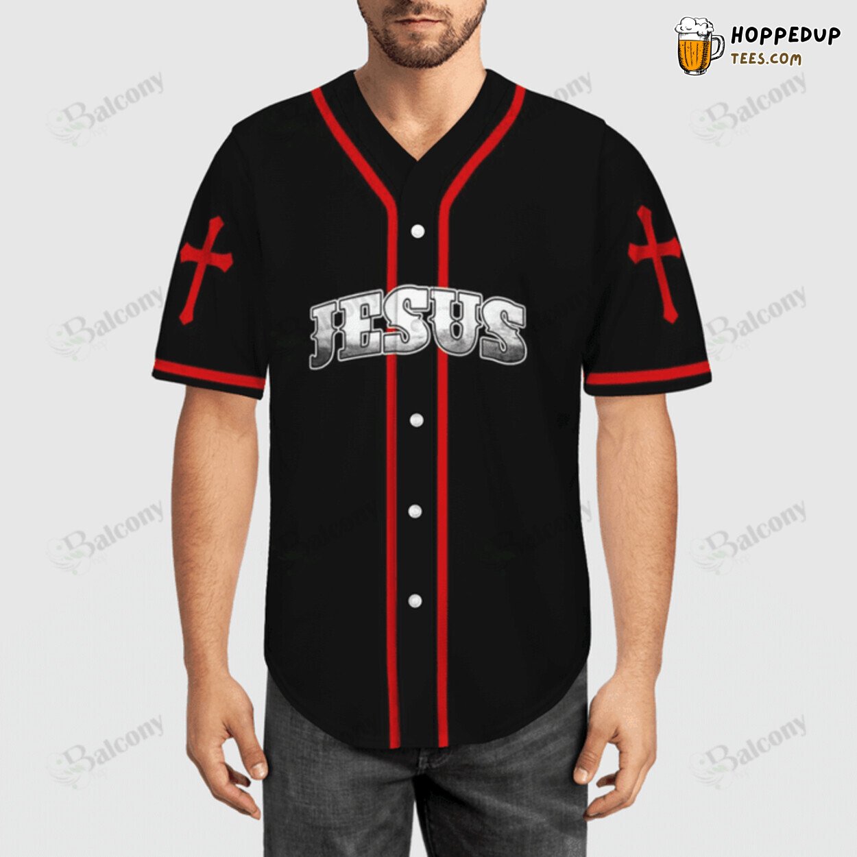 My Everything in Jesus God Life Essence Baseball Jersey Spiritual Anchor