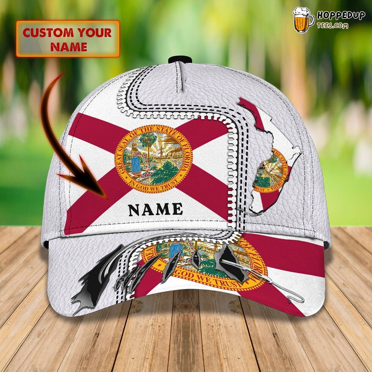 My Florida 3D Classic Cap Personalized Name Unique Design Exclusive Style