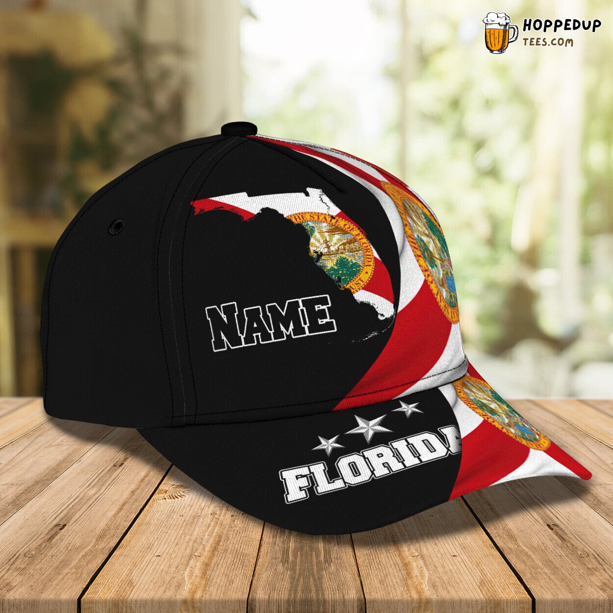 My Florida Elegant 3D Classic Cap Personalized Name Unique Premium Design