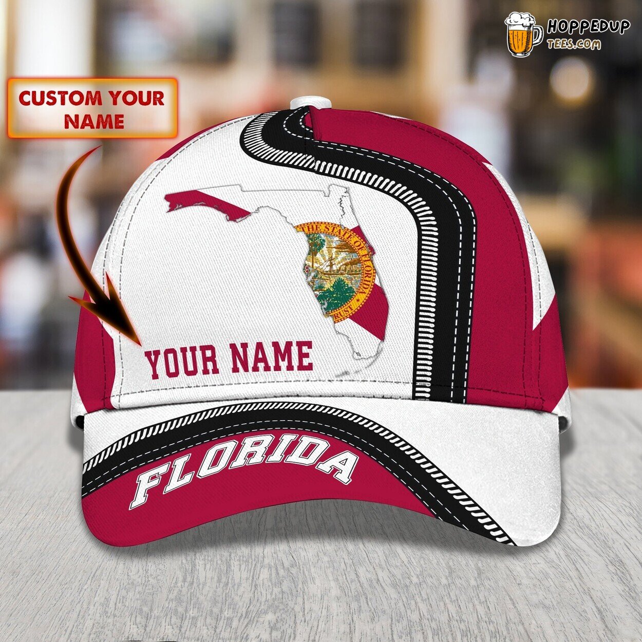 My Florida Exclusive 3D Classic Cap Personalized Name Unique Design