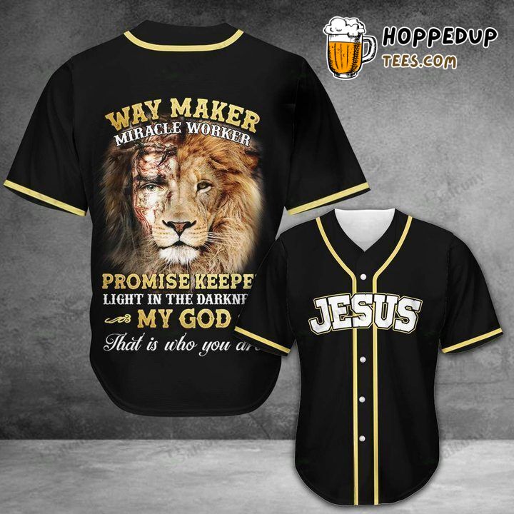My God Jesus Unique Statement Baseball Jersey Graphic Design Tee