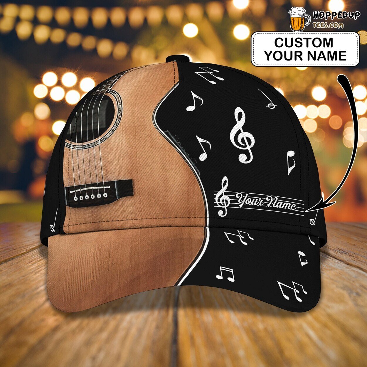 My Guitar’s Melody 3D Classic Cap Personalized Unique Design Name Trend